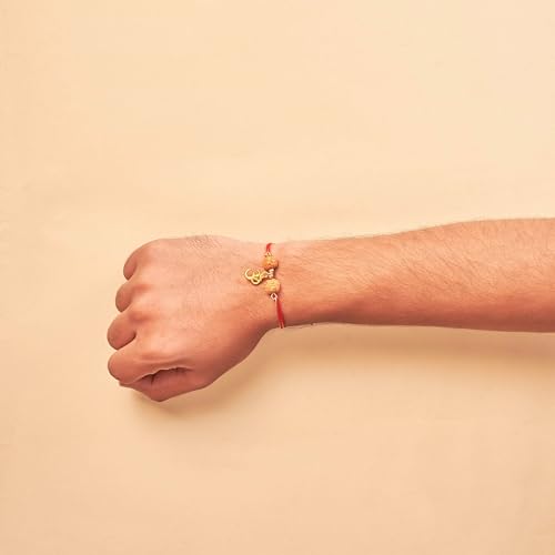 Image of Salty Rakhi for Brother & Bhaiya Bhabhi | Wrist Band Gift Pack for Sister, Bro, Bhaiya and Bhabhi | Bracelet for Men, Women | Fancy Jewellery Combo Gifts | Gift for Rakshabandhan | Traditional Rakhi Gift
