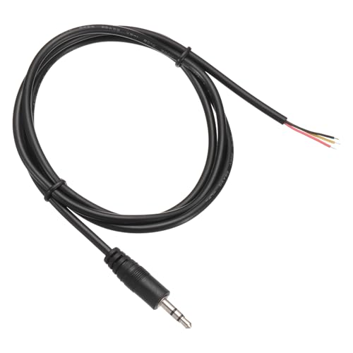 Cable Auxiliar Jack 3.5mm Mono 0.9m 2 piezas miniatura 1