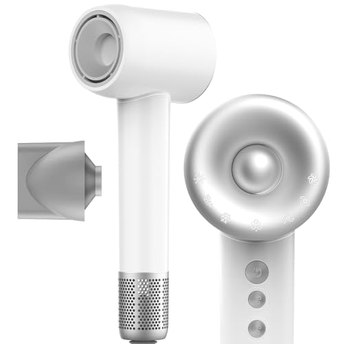 Secador de Cabelo Profissional 1500W, Baixo Ruído, Íons Negativos...