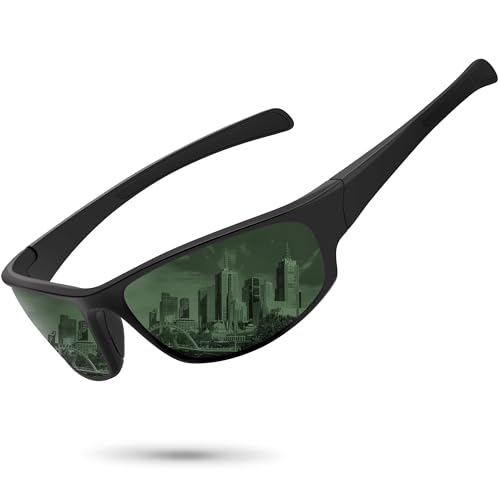 Ofwin Sports Polarized Sunglasses for Men Women Wrap Around Sun Glasses Fishing Cycling Driving...