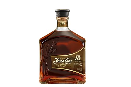 Flor de Caña Rum 18 Jahre 40% (1x 0,7 l)(Verschiedene Geschenkkarton-Designs)