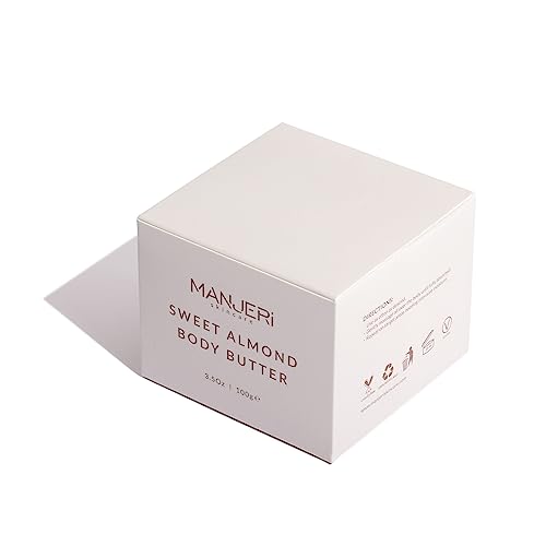 Sweet Almond Body Butter - Vegan and Cruelty-Free Hydrating Moisturizer for Dry Skin, 3.5 oz - Image 4