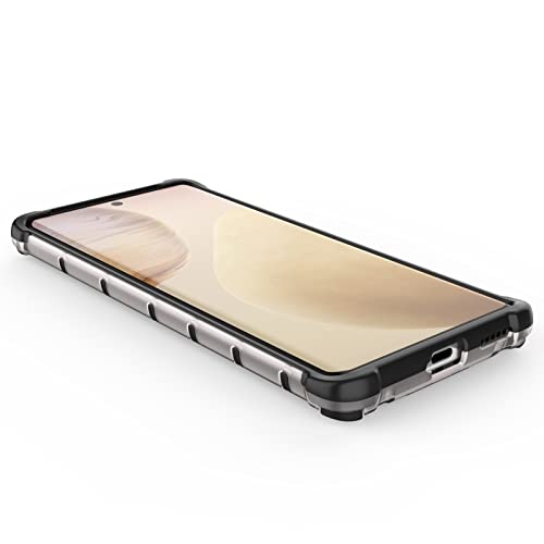 Image of Glasgow Back Case Cover Compatible with Vivo X70 Pro Plus /Pro+ (Stylish Design) - Black