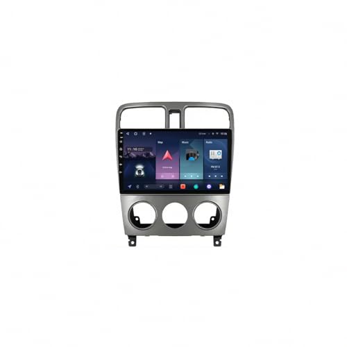 Radio Coche 2 DIN para Viajes en Subaru Forester SG con Navegación Mapas y Música Bluetooth