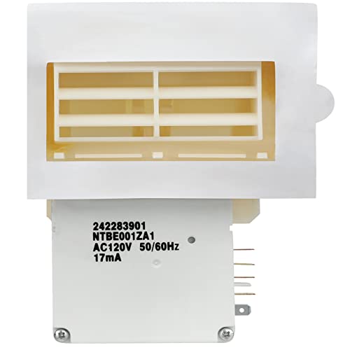 242303001 Refrigerator Damper Assembly Air Damper Control Assembly Compatible with Frigidaire Compatible with Crosley White replaces 3016452 AP5788340 PS8746718 EAP8746718 Fits DFH FFE FFH FFS LFS