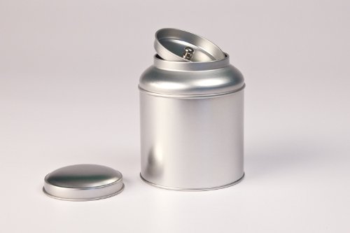 Dose mit Aromaschutz, silberfarben