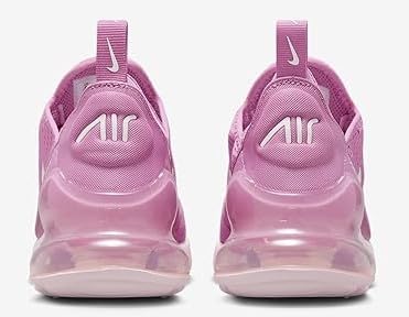 Nike Air Max 270 Big Kids' Shoes (HQ1553-646, Magic Flamingo/Pink Foam) Size 6.54