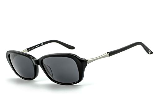 Harley Davidson Eyewear HD0303X Sunglasses - Shiny Black Frame, Smoke Lenses, 55 mm HD0303X5501A