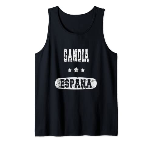 Vintage Gandía, España Camiseta sin Mangas