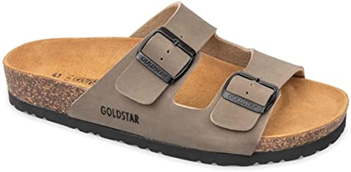 Multiprise homme double boucle Goldstar semelle anatomique Startek Taupe