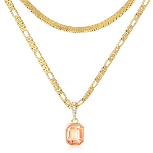 【I regali perfetti】 Che si tratti di un compleanno, di una vacanza, di un'occasione speciale o semplicemente perché, i gioielli sono sempre il regalo perfetto. Assicurati un sorriso sui volti dei tuoi cari, questo è un acquisto ideale per Natale, Hannukah, festa della mamma, San Valentino e regali di compleanno per lei o per le tue damigelle!