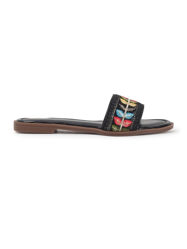 Image of Sukun DV 9004 Women's Lightweight Cushioned Flat Sandals Stylish Adjustable & Slip-Resistant Comfort for Girls & Ladies