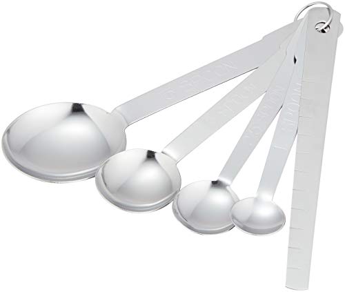 和平フレイズ 調理器具 ステンレス計量スプーン ジー・クック 4本組 1ml 2.5ml 5ml 15ml 食洗器対応 日本製 GC-216