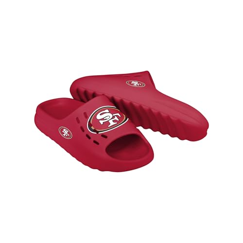 Image of FOCO Men's NFL Team Big Logo Molded Chunky Slide Sandals