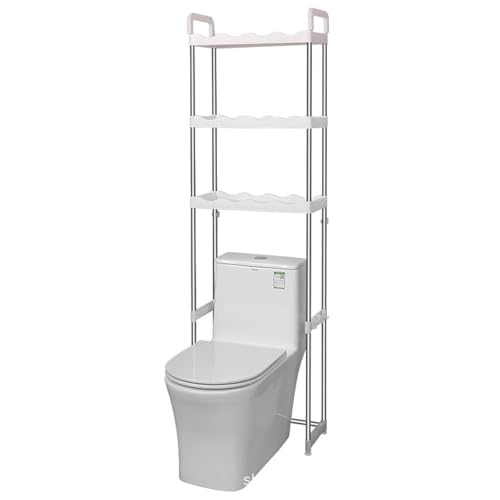 SIDIANBAN 3-Tier Over The Toilet Storage Shelf, Freestanding Bathroom Space
