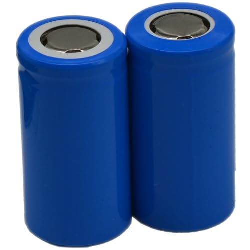 BTBAI 2X 18350 Battery for Your Torch LED Flashlight Headlamp Laser Pen Top Flat Rechargeable s1a