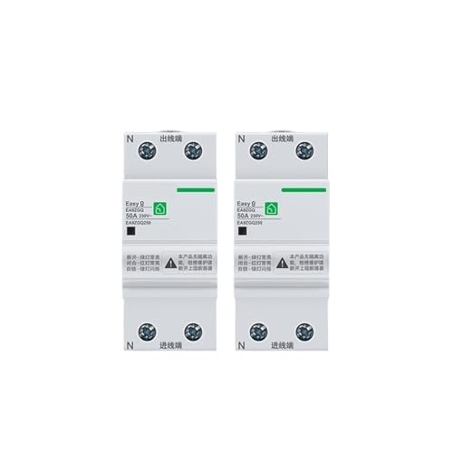 Disjoncteur auto-réinitialisation 40A 50A 63A 2P protecteur surtension et sous-tension