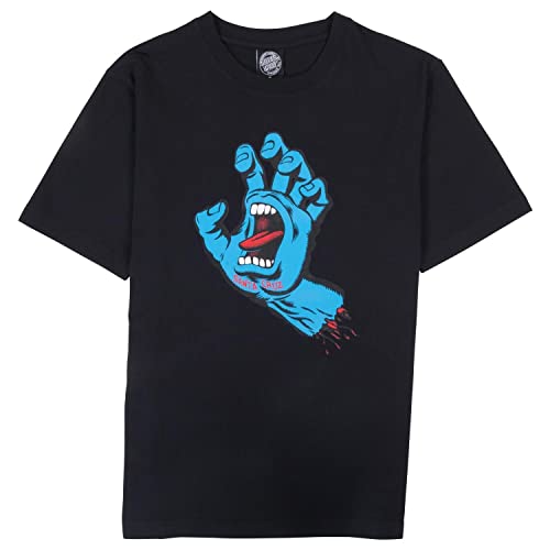 Materiale: 100% cotone Santa Cruz, New screaming hand tee, Black - M