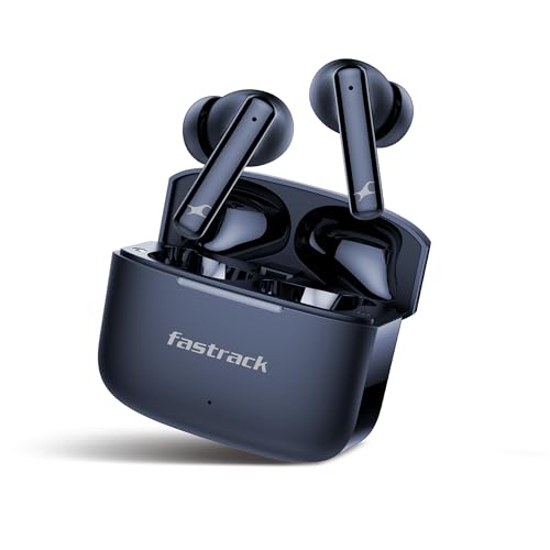 Image of Fastrack Fpods FQ100|BT5.4 TWS Earbuds, 50Hrs Playtime, Quad mic ENC for Crystal Clear Calls, Low Latency Gaming Mode Upto 40ms,NitroFast Charge - 200 Min in 10 Min,13mm Extra Deep Bass Drivers,IPX4