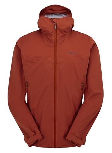 Image of Rab Men's Kinetic 2.0 Hooded Waterproof Lightweight Jacket for Hiking and Trekking