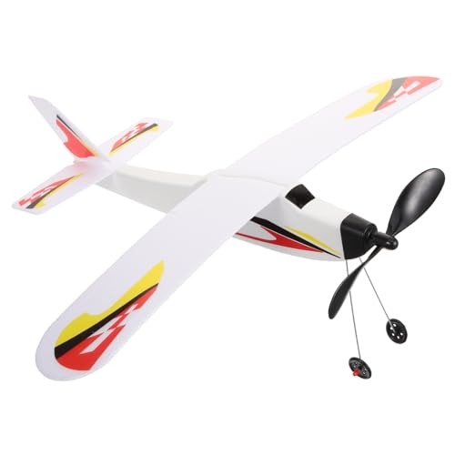 FOYTOKI 輪ゴム動力飛行機 モデルグライダー おもちゃ 泡飛行機グライダー ミニドローン フォームグライダー