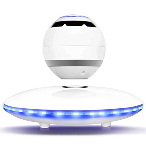 Led-Blitz, Maglev-Lautsprecher Bluetooth, Kabelloser Wiederaufladbarer Maglev-Lautsprecher-Subwoofer Geeignetes Mikrofon, Für Weihnachten Und