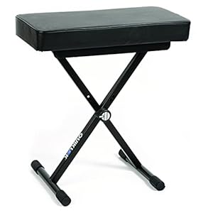 Quik Lok BX/8 kwaliteit toetsenbordbank met extra dikke vinyl zitting