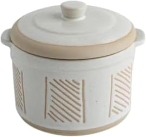 Qfmr デザートカップ 蓋付き茶碗 茶碗蒸し 蓋付き蒸し器 400ml 陶器 和食器 蒸し器 和風スープカップ ホテル レストラン 家庭用 業務用 (スタイル 1)