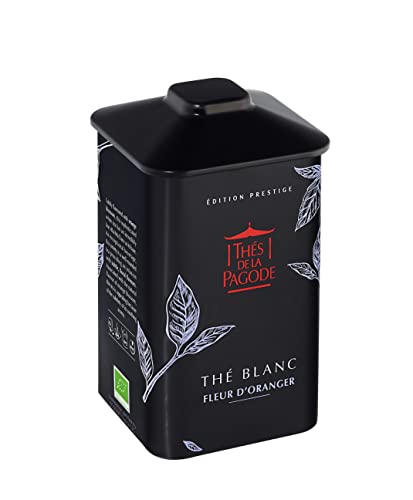 Thés De La Pagode - Té Blanco Orange Blossom - Edición De Prestigio - Caja De 100 Gramos - Té Relajante Con Notas Florales