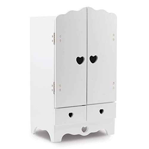 Melissa & Doug Wooden Doll Armoire