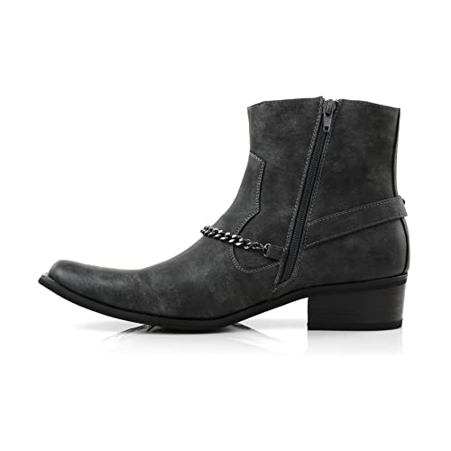 Image of Ferro Aldo Men's Western Boot Collection | Casual & Dress Ankle Boots in Cowboy, Chelsea, & Biker Styles for Men