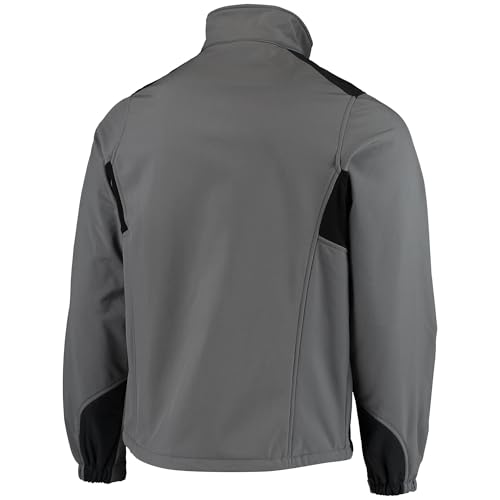 Image of dunbrooke Men's Navy Chicago Bears Softshell Fleece Full-Zip Jacket