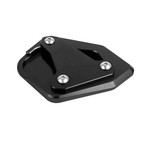 サイドスタンド バイク用サイドスタンドフットエクステンション に適合するホンダ レブル CMX1100 2021-2024用 大型キックスタンドパッド、サポートプレート、フットパッド エクステンションパッド(ブラック1)