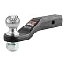CURT 45331 Trailer Hitch Ball Mount with 2-5/16-Inch Trailer Ball & Hitch Pin, Fits 2-Inch Receiver, 15,000 lbs. GTW, 2-Inch Drop