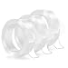 Produktbild 3 Rollen Doppelseitiges Klebeband Extra Stark, Waschbares und Spurlos Ablösbar Nano klebeband Transparent, Starke Klebrigkeit, für Teppich, Küche, Foto Wand, 10mm/15mm/20mm