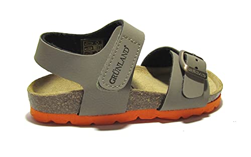 GRUNLAND Luce SB0234 Tortora e Arancio Pelle ED