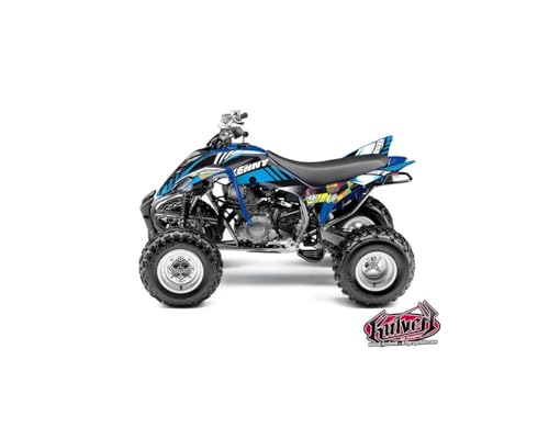 Kit Déco Quad Kenny pour Yamaha 350 Raptor Bleu 2005-2015 KUTVEK