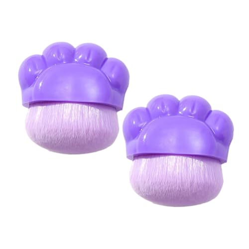 FOMIYES Travel-sized Cat Claw Makeup Brush Set Powder Foundation Brush Ideal for Travel