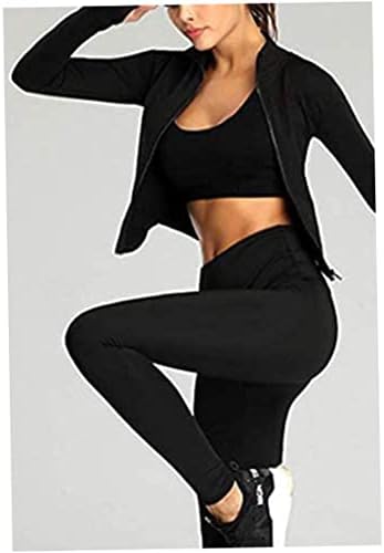 Womens Lightweight Full Zip Running Track Jacket Workout Clothes for Women Workout Slim Fit Yoga Sportwear with Thumb Holes