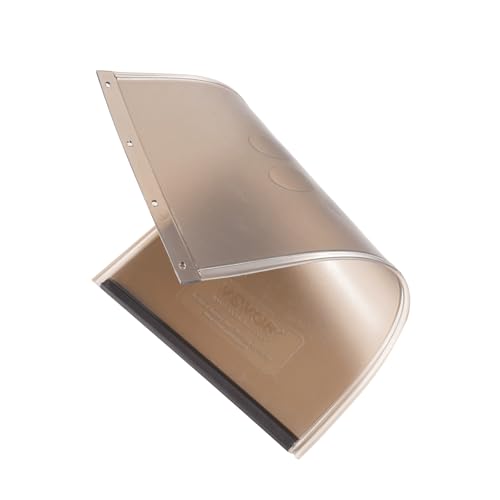 VEVOR Ersatzklappe für Haustiertür, kompatibel mit (VEVOR) Haustiertüren, 260,4 x 412,8 mm, langlebigere wetterbeständige verdickte PVC-Ersatzklappe für Hundetür mit langem Magnetstreifen (L)