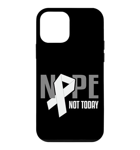 Nope Not Today Lung Cancer �z���C�g�T�|�[�g���{�� �X�}�z�P�[�X iPhone 12 mini �p