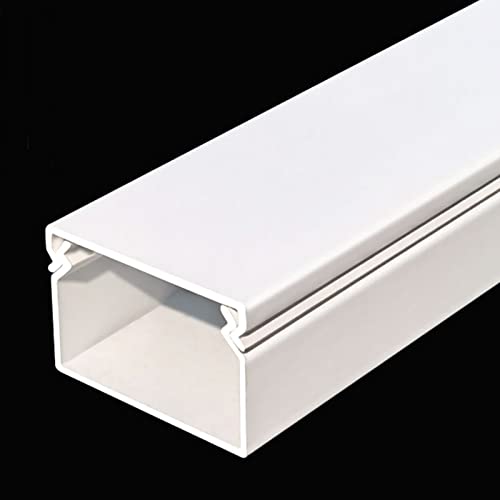 Cache-fil alu de 3 cm de goulotte murale noire pour câble TV internet