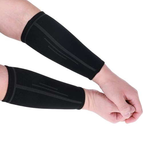salbsever 1 Pair Volleyball Compression Sleeves, Volleyball Arm Sleeves Sports Training Arm Protector Sports Forearm Sleeves Compression Arm Guard for Adult Men Women