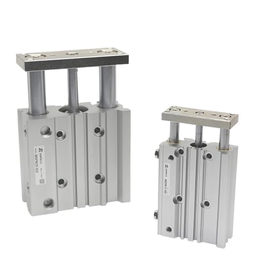 Vérin pneumatique MGPM32 à tiges de guidage compact pour automatisme - 3