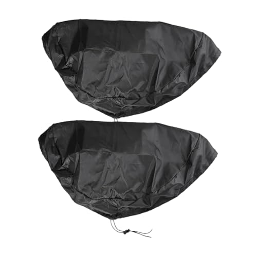 JOINPAYA 2 Tapas para Cubos Resistentes Al Polvo Impermeables para Jardín para Exteriores para Lluvia De Malla para Galones De Tela Oxford