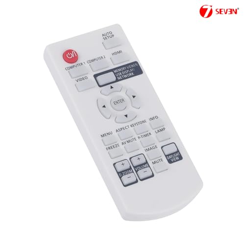 Image of 7SEVEN Compatible with Panasonic Projector Remote Original Part Number N2QAYA000110 H2930094500 with Specified Model Number in Bullet Points, Ensure Match Exactly for Optimal Compatibility