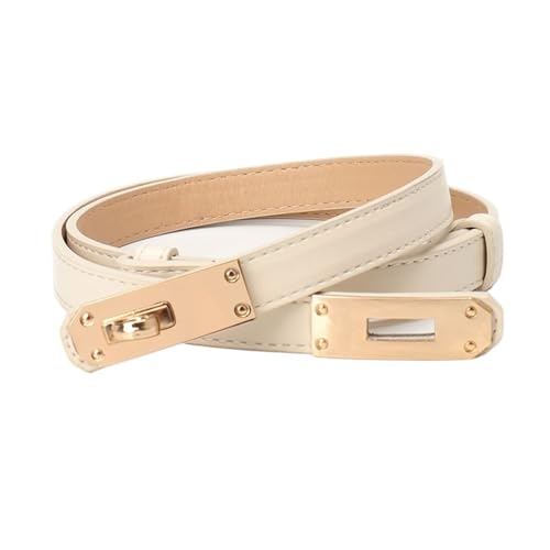 Decorative Fashion Dress Accessories, High-End Versatile Belt, Women's Waist Accessory, Lock Buckle, Thin Belt