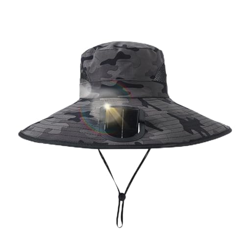 Chapeau de pêche ventilateur solaire contre la chaleur pour travailleur