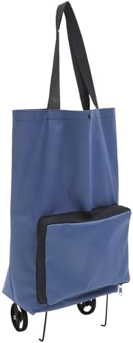 Collapsible Shopping Cart with Wheels Foldable Trolley Bag for Grocery Large Capacity Reusable Shopping Bag Portable Utility Cart Picnics and More Collapsible Shopping Cart with Wheels Foldable Trolley Bag for Grocery Large Capacity Reusable Shopping Bag Portable Utility Cart Picnics and More
