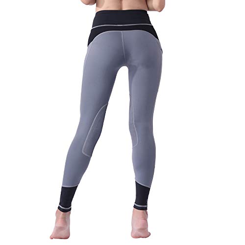 image for Okay Sports Women's Breathable Horse Riding Tights Knee Patch Grip Equ